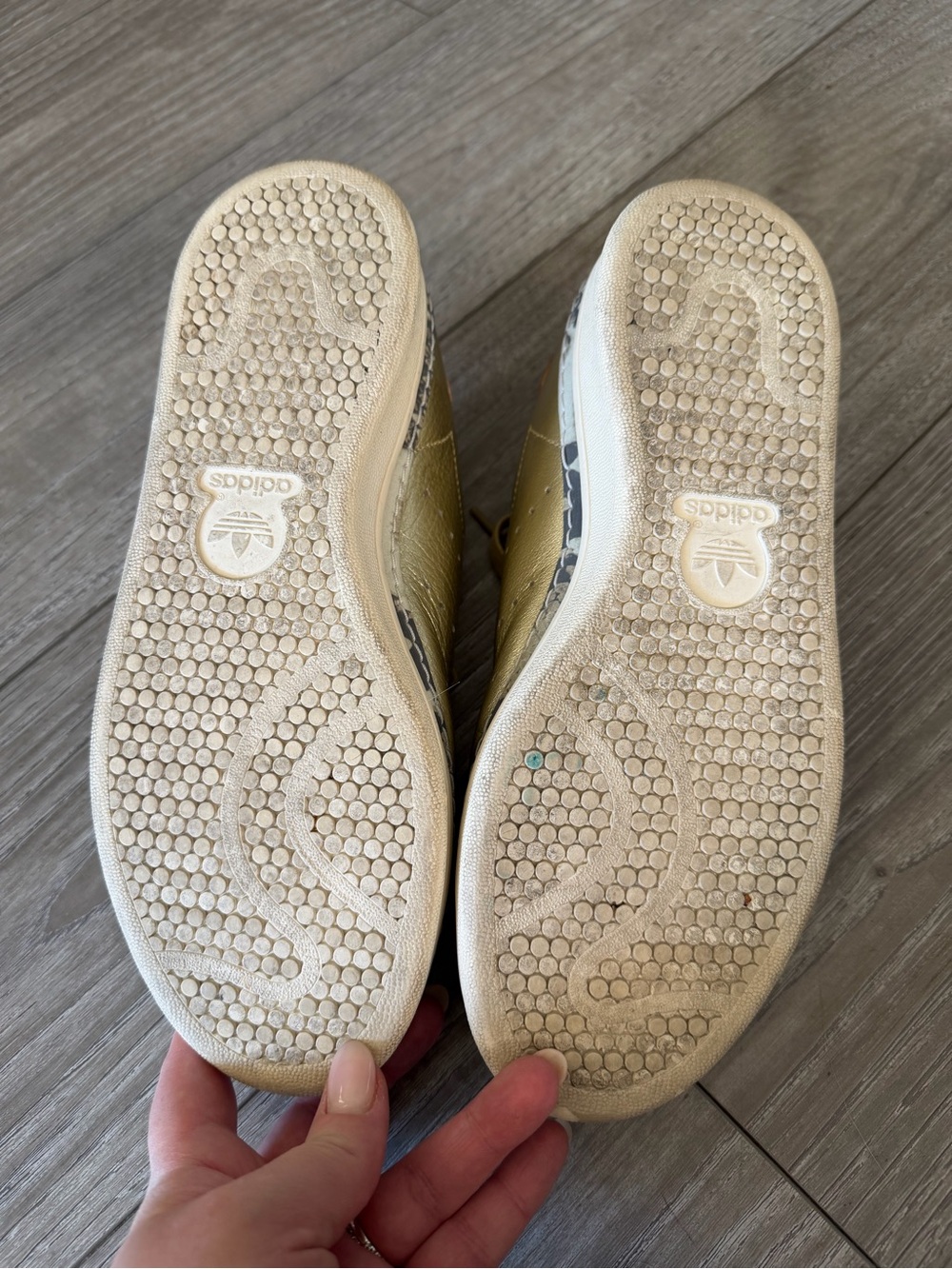 adidas Stan Smith New Bold Gold Metallic Snake Womens 7.5 F34120 Sneakers - Picture 7 of 8